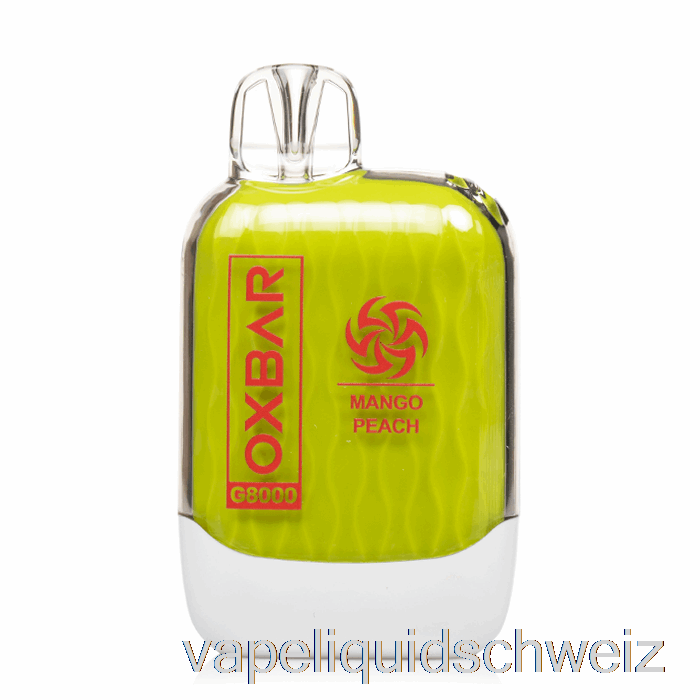Oxbar G8000 Einweg-Mango-Pfirsich-Vape-Liquid E-Liquid Schweiz